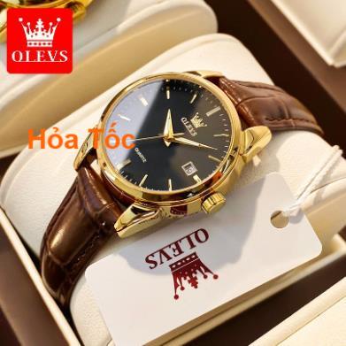 Đồng Hồ OLEVS 6898 Chống Thấm Nước Kiểu Dáng Thời Trang Cho Nữ dây da đẹp giá rẻ
