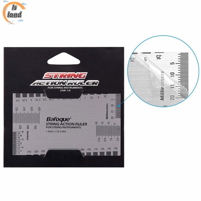 Thước Đo Dây Đàn Baroque Độ Chính Xác Cao Chuyên Dụng Cho Guitar Điện / Guitar Bass