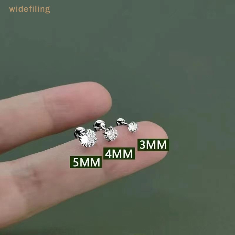 1 Đôi Khuyên Tai Đính Đá Zircon Thời Trang Dành Cho Nữ