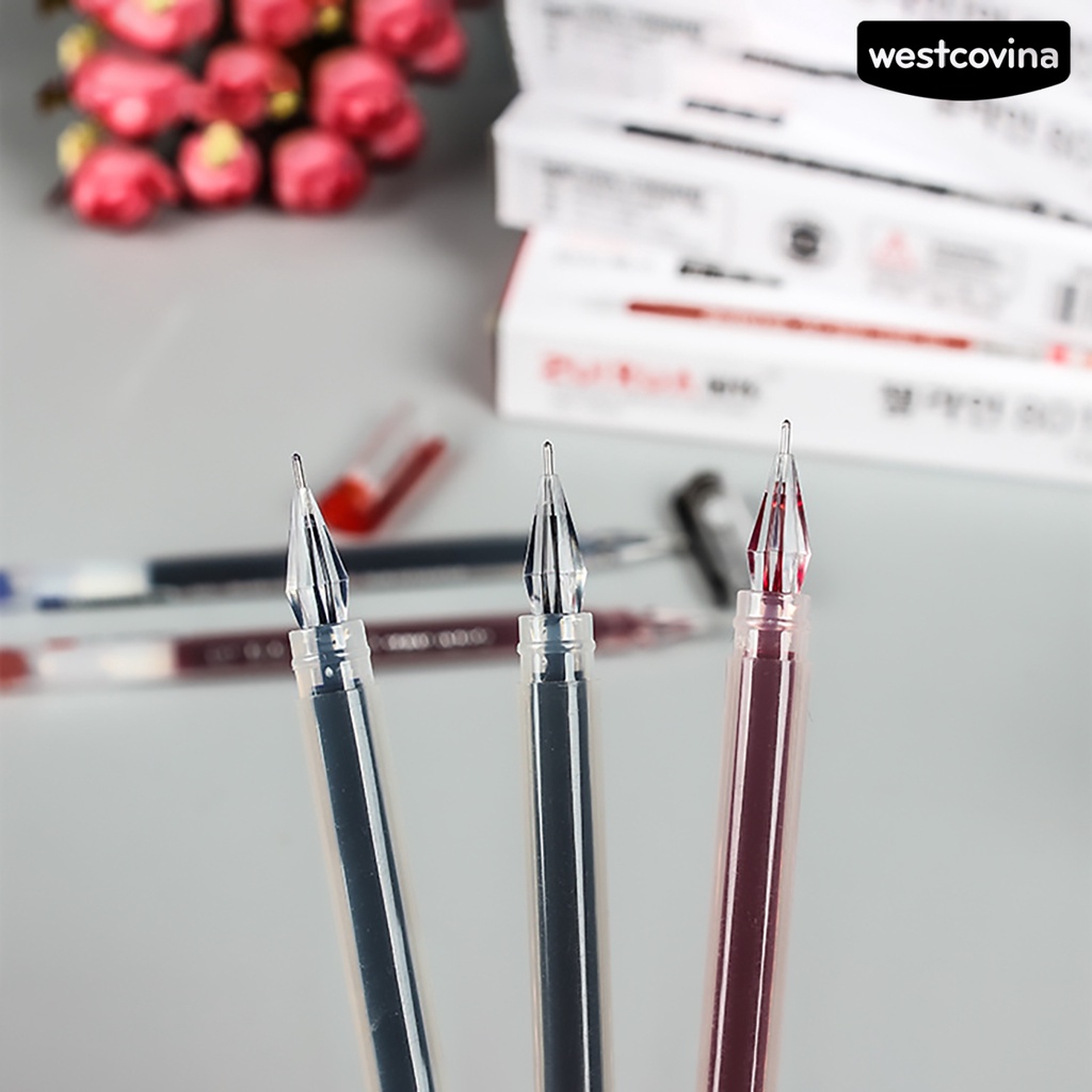 [WSTN] [WSTN]✎Set 12 Bút Mực Gel Ngòi 0.38mm Chất Lượng Cao