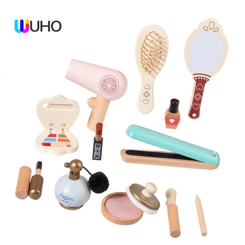 Bộ 12 Món Đồ Chơi Trang Điểm Gương Xinh Xắn Cho Bé 3 Tuổi