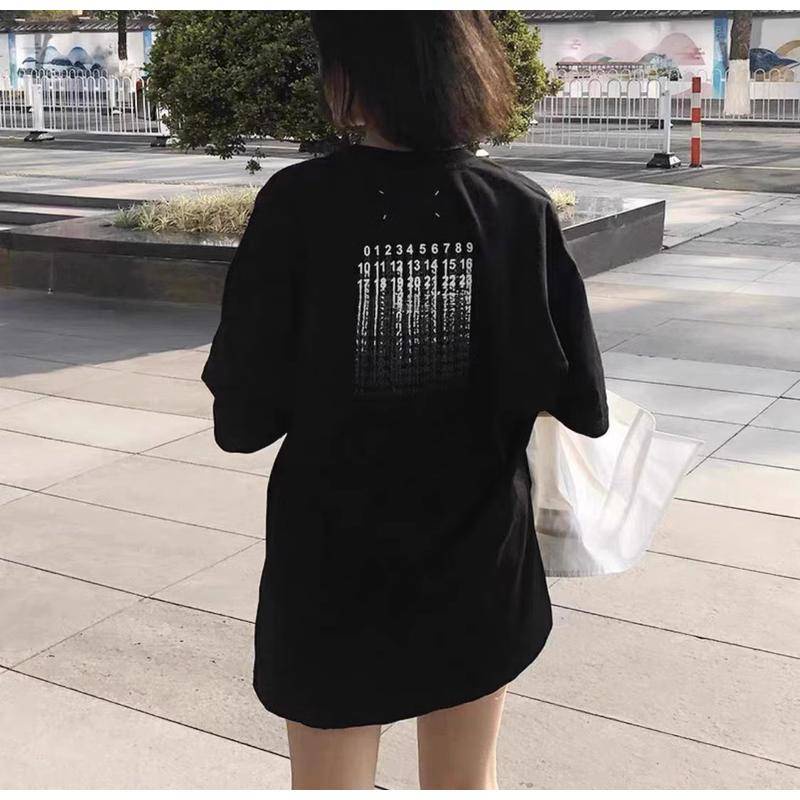 Áo Thun cotton In Số Sau mm6
