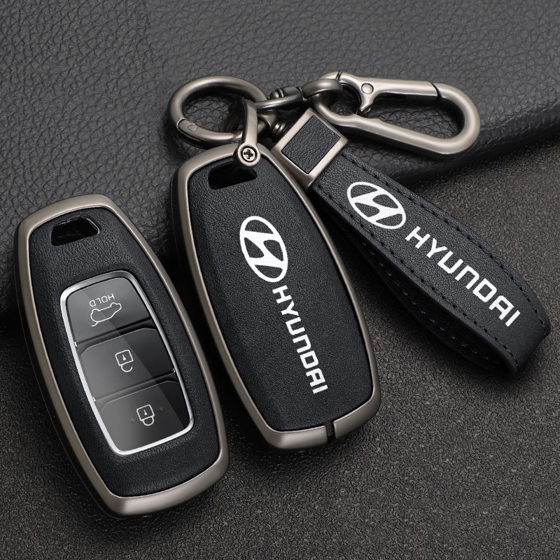 Vỏ Bọc Chìa Khóa Bằng Hợp Kim Kẽm Cho hyundai i10 / tucson / elantra 2020 i10 stargazer creta 2022-2023 santafe i10