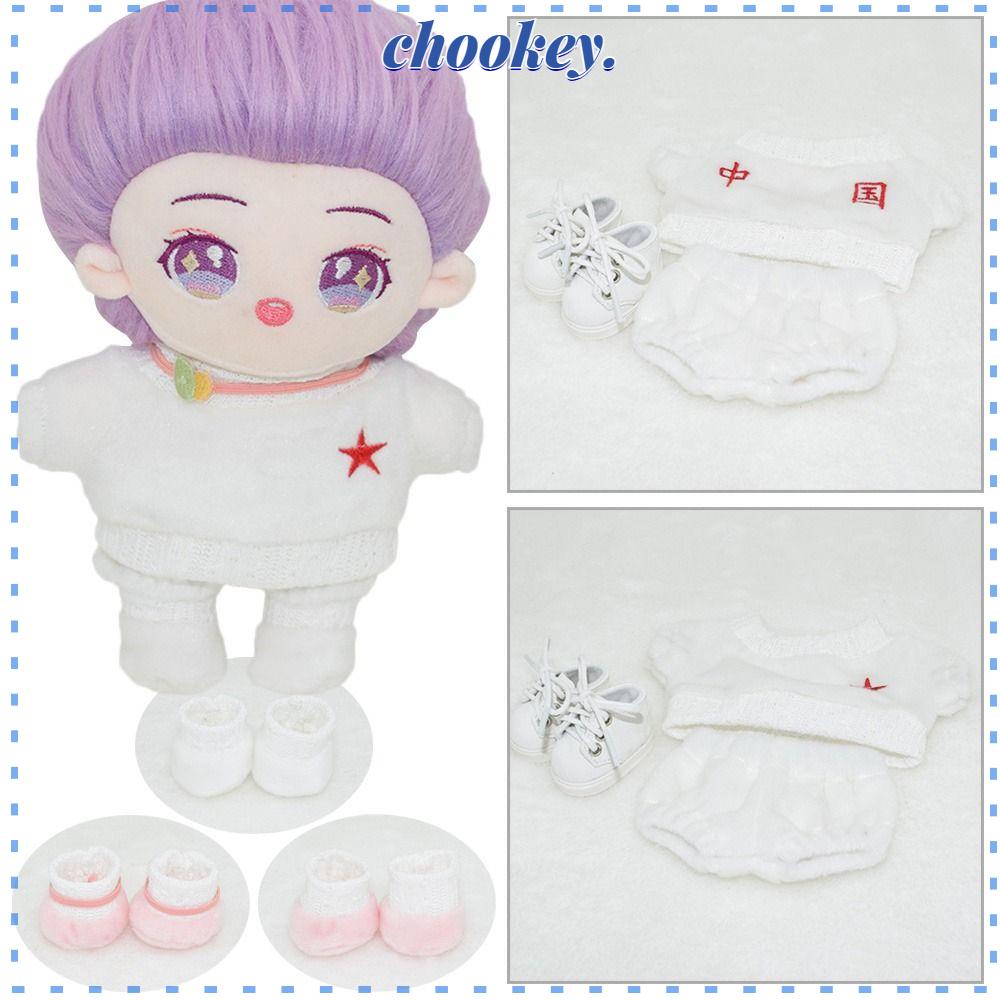 CHOOKEY Bộ Quần Áo Dành Cho Búp Bê 20cm