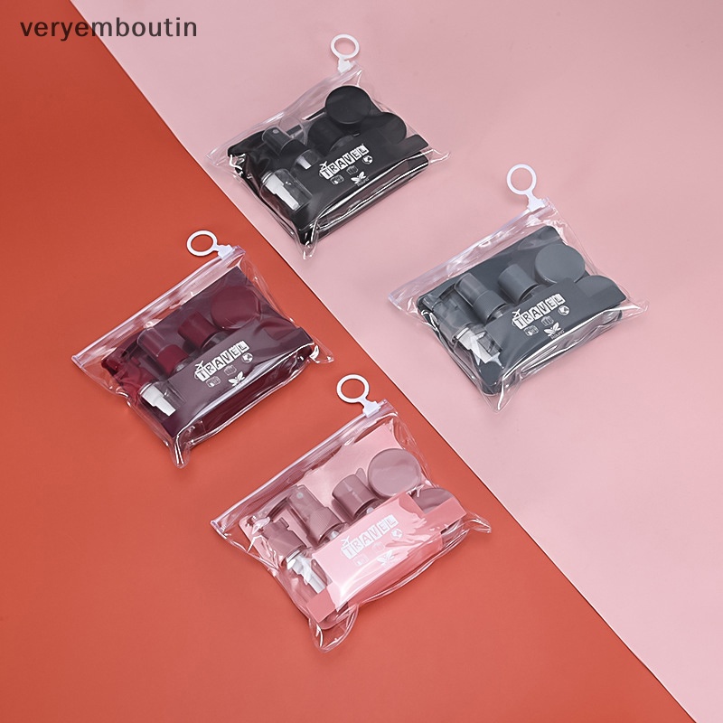 Set 5 / 8 Lọ Nhựa Rỗng Trong Suốt Mini Đựng Mỹ Phẩm Du Lịch Tiện Lợi