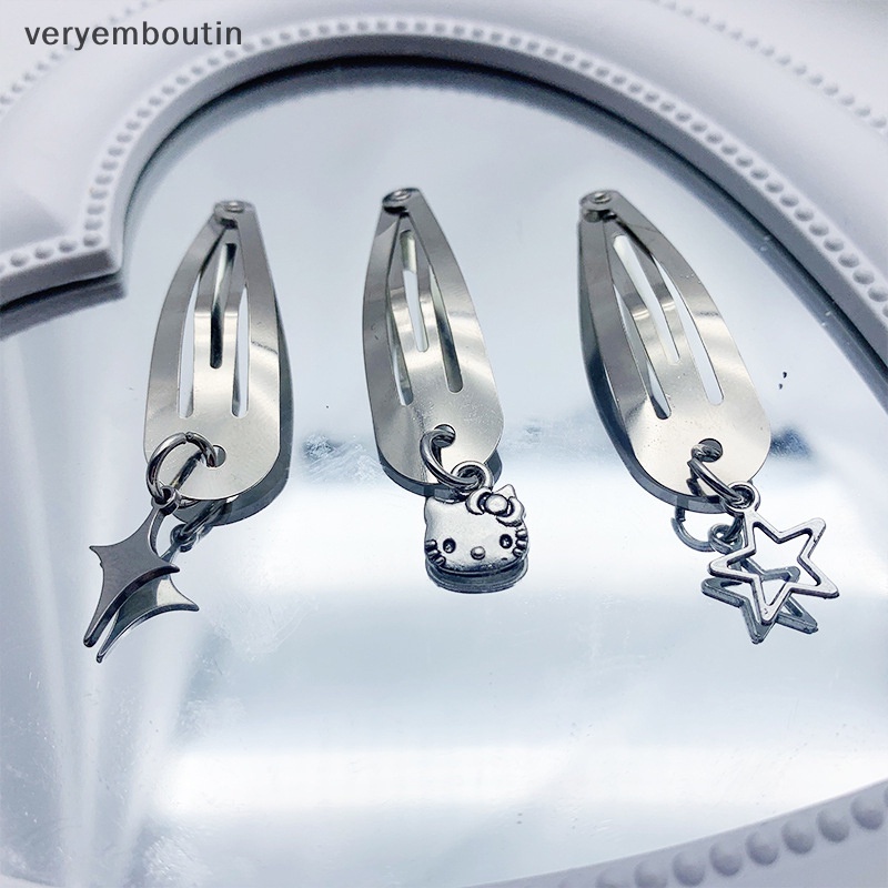 Kẹp Tóc Kim Loại Y2K Thời Trang Vintage Cho Nữ