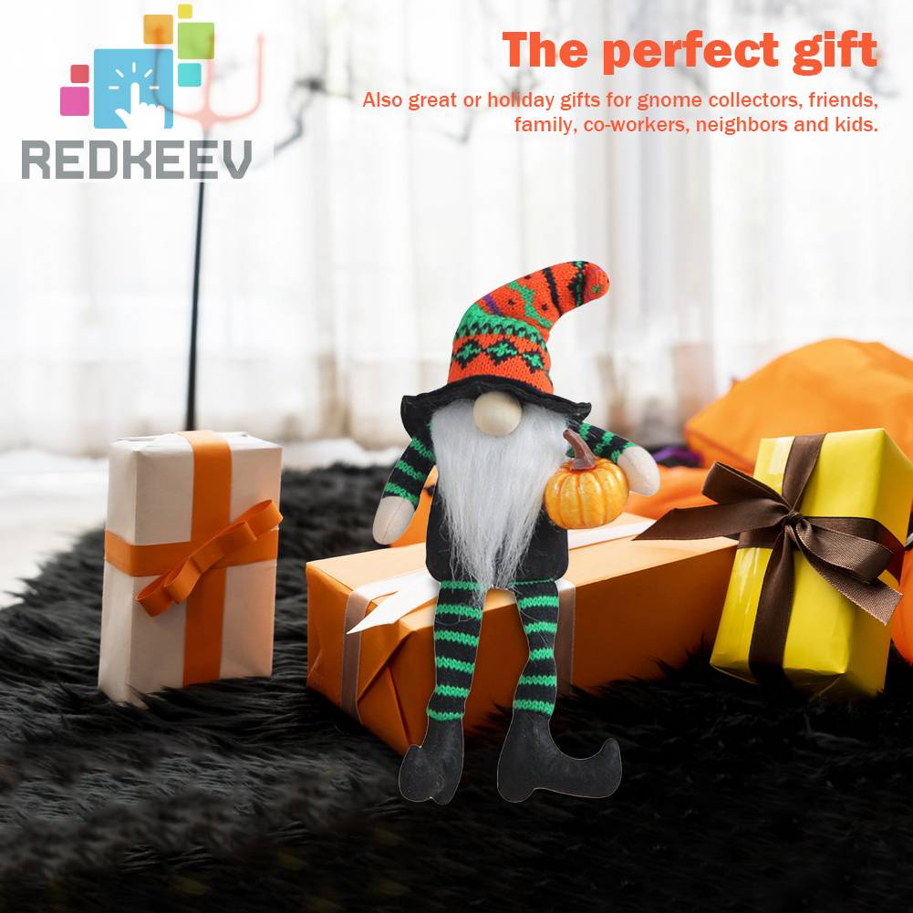 Đệm Cotton Họa Tiết Hoạt Hình Phù Thủy Gnome Dễ Thương Dùng Trang Trí Giáng Sinh