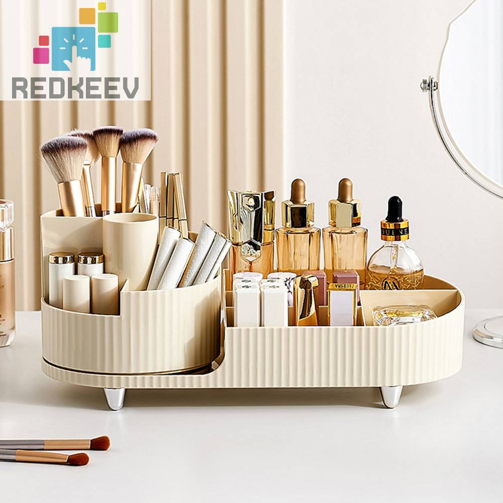 Giá Đỡ Mỹ Phẩm Son Môi / Phấn Mắt Dạng Xoay Tiện Lợi