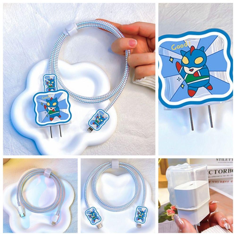 26EDIE Vỏ Bọc Bảo Vệ Đầu Cáp Sạc 18W / 20W Mềm Thoáng Khí