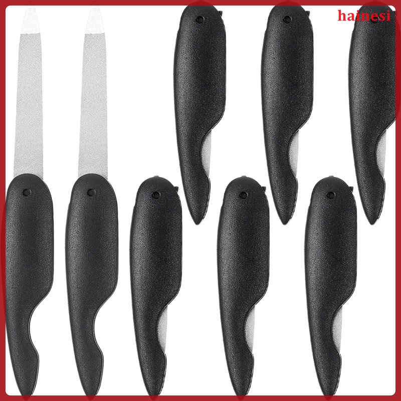 Set 8 Dụng Cụ Dũa Móng Tay Bằng Thép Không Gỉ Tiện Lợi Du Lịch Miss hainesi.vn