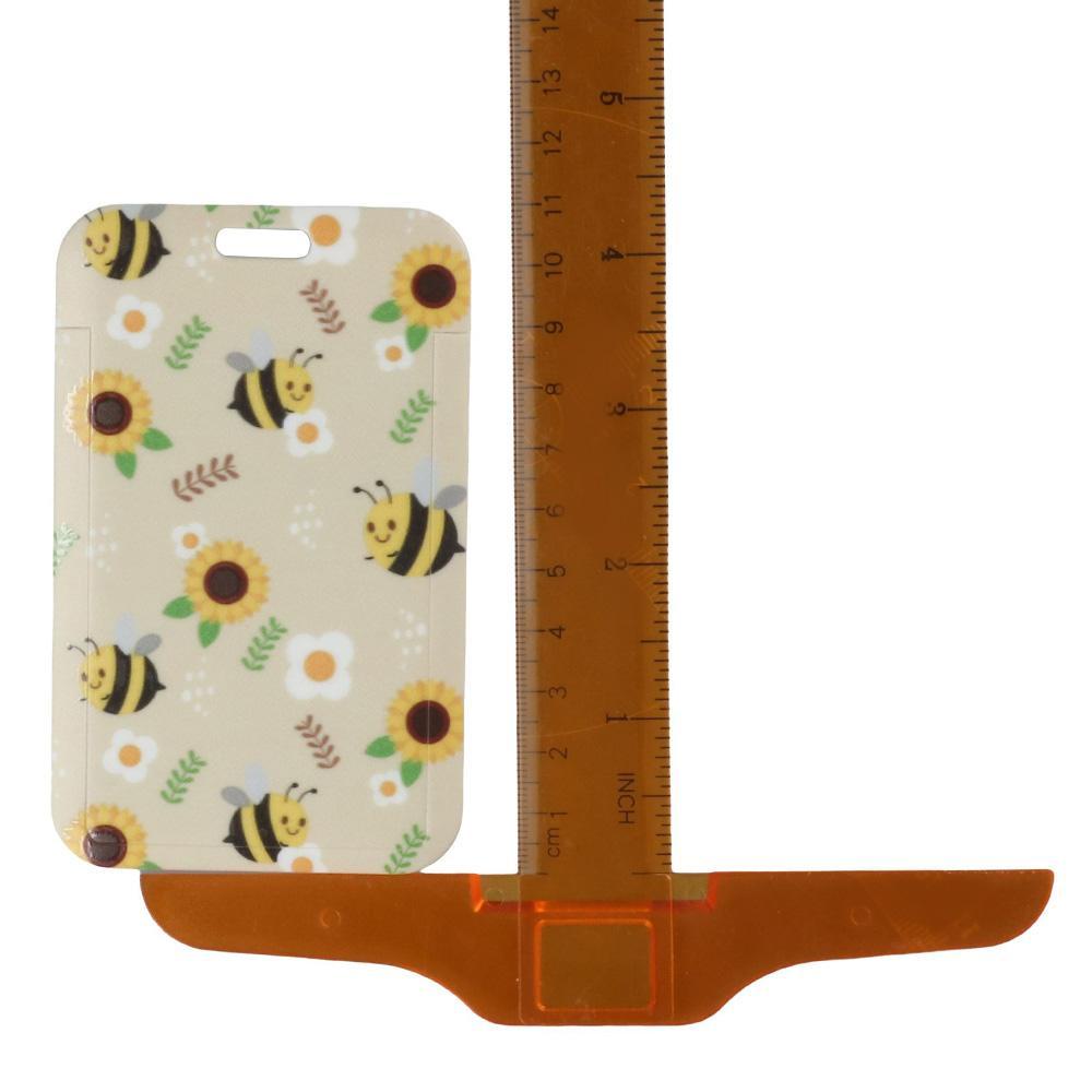CHOOKEY Giá Đỡ Thẻ ID / Huy Hiệu Hình Ong / Bông Hoa / Dacron Có Dây Đeo Cổ Cho