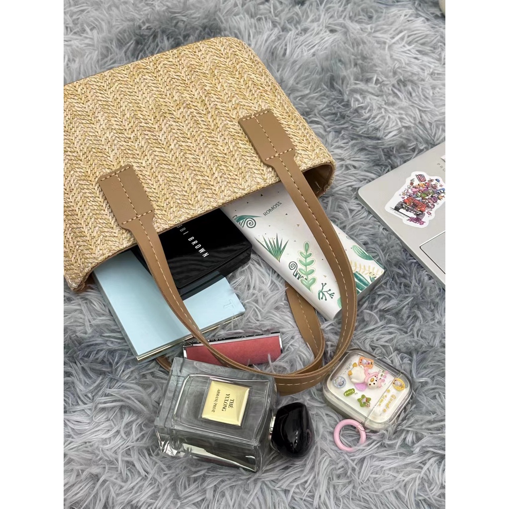 Túi Rơm Đeo Chéo Mùa Hè Phong Cách Hàn Quốc Mới 2023 Cho Nữ