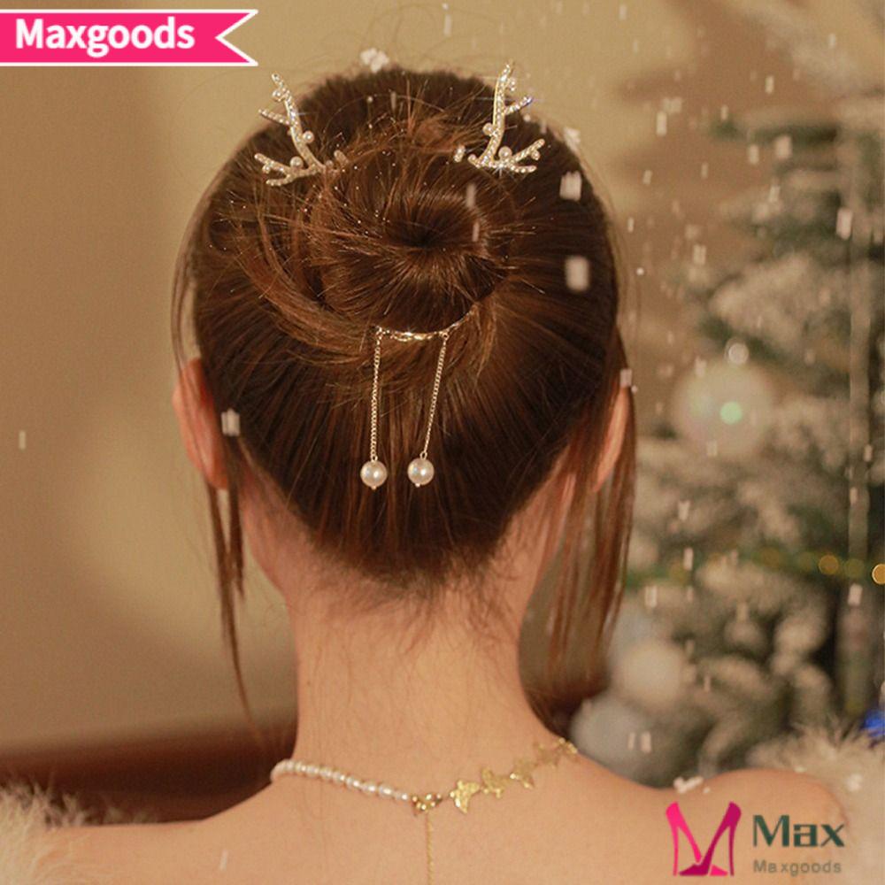 MAXG Kẹp Tóc Phong Cách Hàn Quốc Đơn Giản Sáng Tạo Cho Nữ