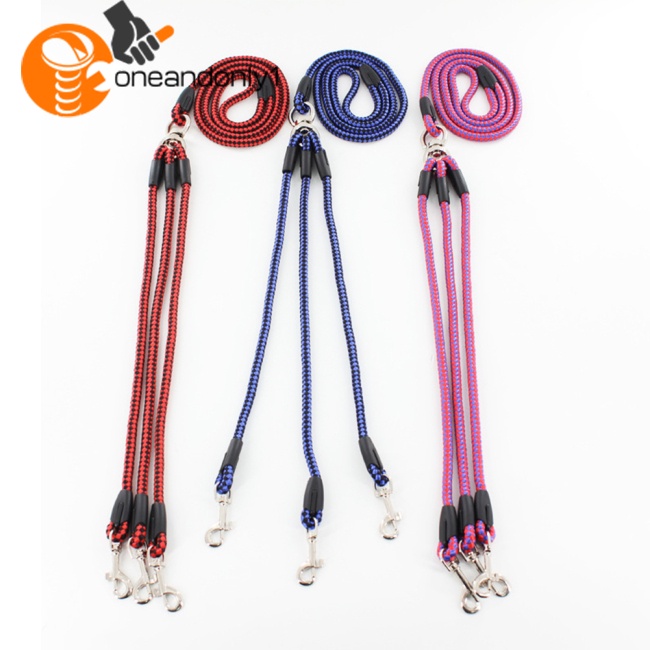 Dây Dắt Thú Cưng Đi Dạo 3 Trong 1 3 Cổng Bằng Nylon Có Tay Cầm Tiện Dụng