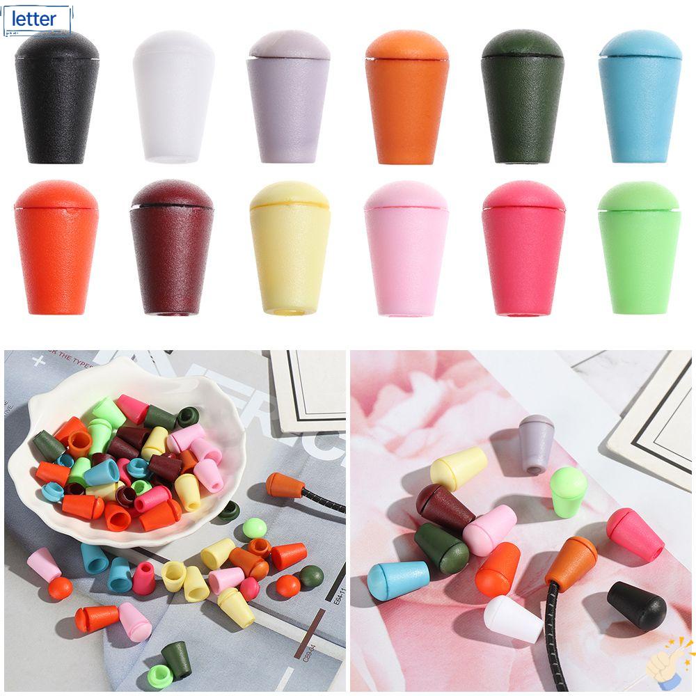 LET Set 20 Nút Chặn Dây Chuông Nhiều Màu Sắc Kèm Nắp Đậy Phong Cách Thể Thao