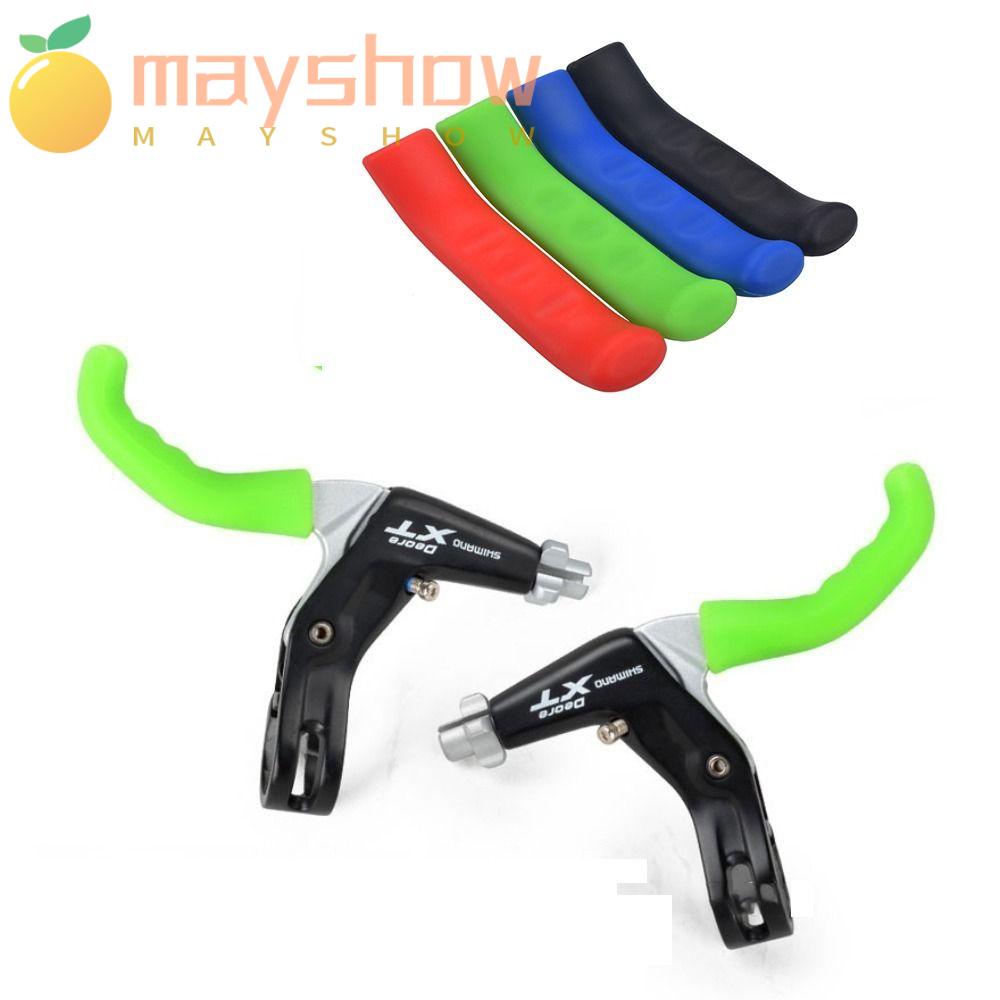 MAYSHOW Set 3 Cặp Vỏ Bọc Bảo Vệ Phanh Xe Đạp Bằng Silicon Tiện Dụng