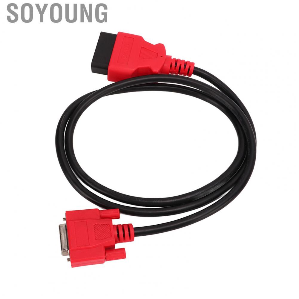 Soyoung Diagnostic Cable Flexible Faster Data Transfer Rubber ABS Main OBD2 15Pin Connector for Maxisys MS906 MS906TS