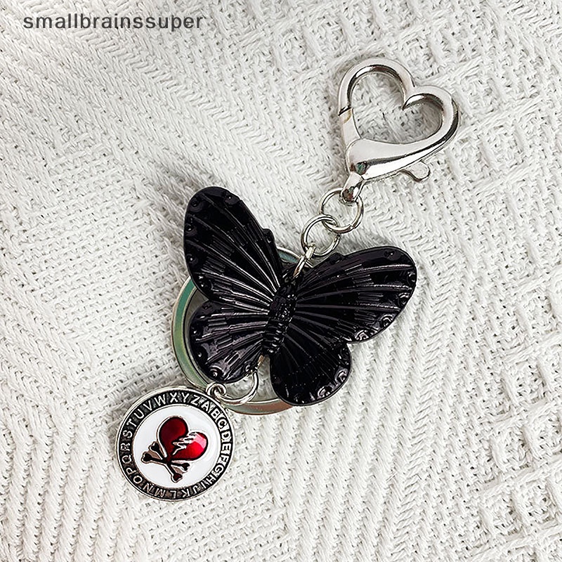 Móc Khóa Điện Thoại Y2K Bằng Acrylic Họa Tiết Bướm Vintage