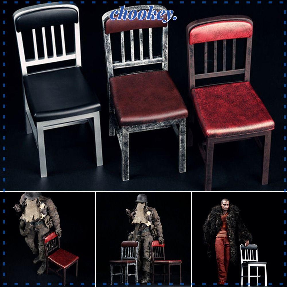 CHOOKEY Mô Hình Ghế Kim Loại 150.5 * 71 * 27mm 12 "Tỉ Lệ 1 / 6 Cho Nhà Búp Bê 11 / 12 / 13