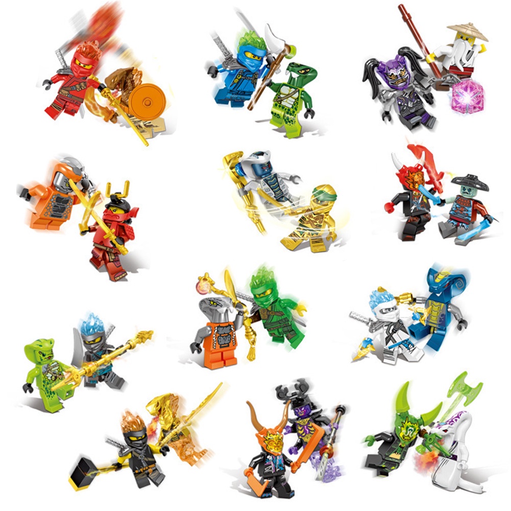 Bộ 24 Mô Hình Nhân Vật Siêu Anh Hùng Ninjago