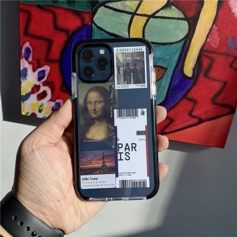 Ốp Điện Thoại Silicon Mềm Màu Trong Suốt Hình Tròn Cho Iphone11 xr xplus xsmax 13 87pro6 12