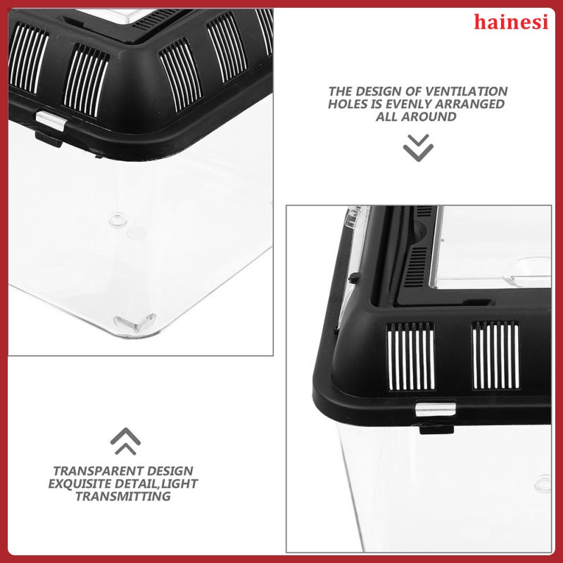 Hộp Nhựa Đựng Nuôi Rùa / Cua / Bò Sát Tiện Lợi