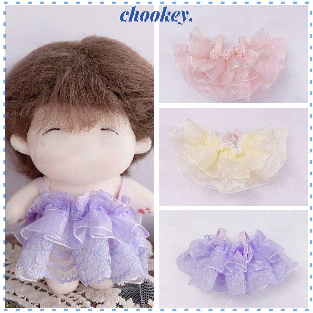 CHOOKEY Đầm Búp Bê Phối Ren Xinh Xắn Dễ Thương