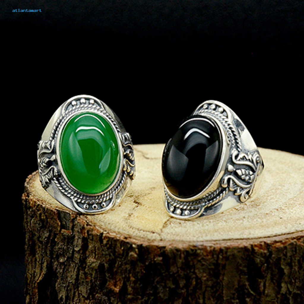 Túi Đựng Đồ Dùng Tiện Lợi Chất Lượng| Nhẫn Chạm Khắc Đính Đá Nhân Tạo Phong Cách Cổ Điển Cho Nam