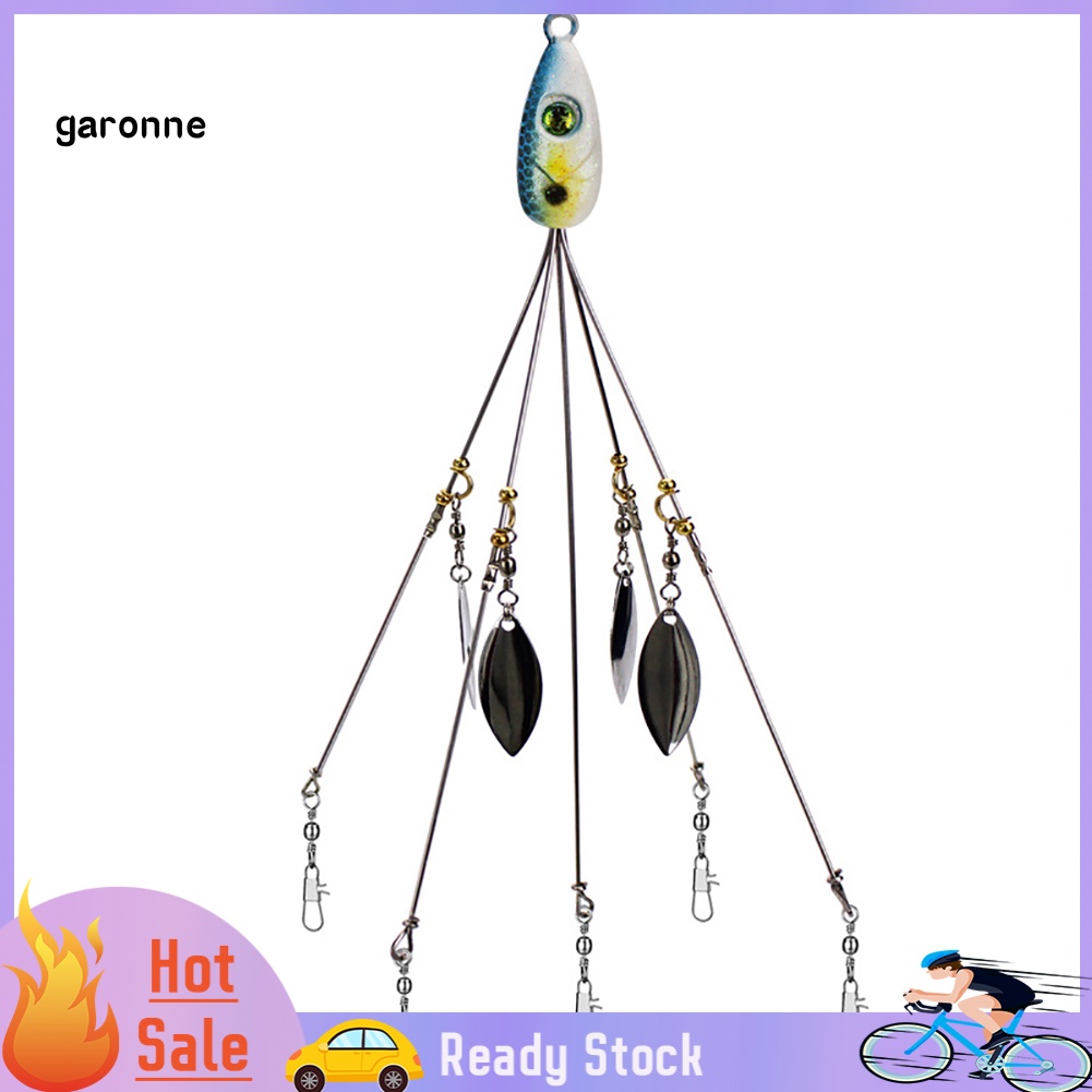 Mồi Giả Nhử Cá 5 Khúc 18g Gắn Kèm Dù Gắn Kèm Móc Câu Tiện Dụng