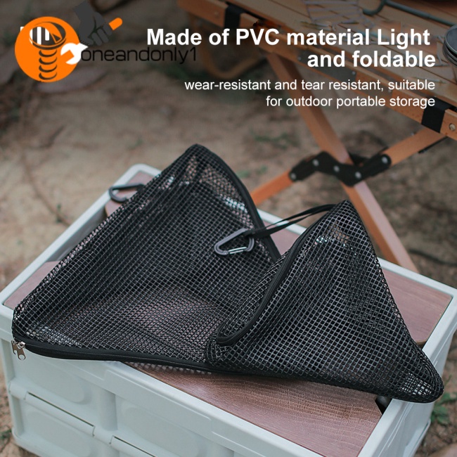 Túi Lưới Đựng Đồ Dùng Hình Tam Giác Có Thể Gấp Gọn Tiện Dụng Cho Nhà Bếp