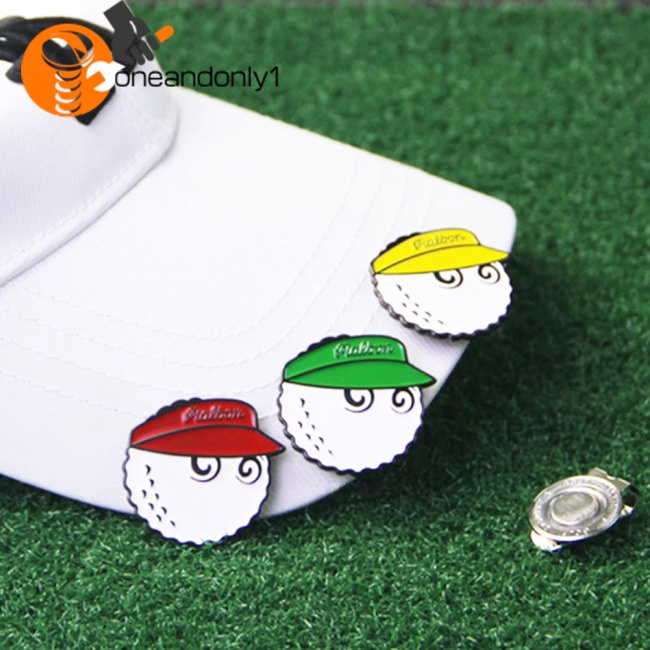 Kẹp Đánh Dấu Vị Trí Thắt Lưng / Mũ Đánh Golf Bằng Hợp Kim Kẽm Từ Tính Chống Gỉ Có Thể Tháo Rời