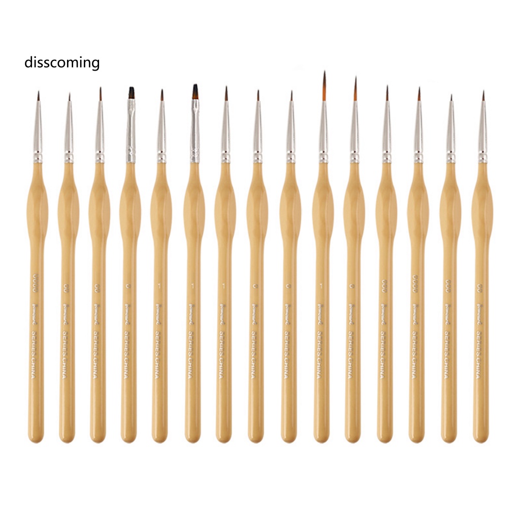 Áo Thun In Hình SL SL SL SL Thời Trang Cá Tính| Set 15 Cọ Vẽ Tranh Sơn Dầu Mềm Mại Tiện Dụng