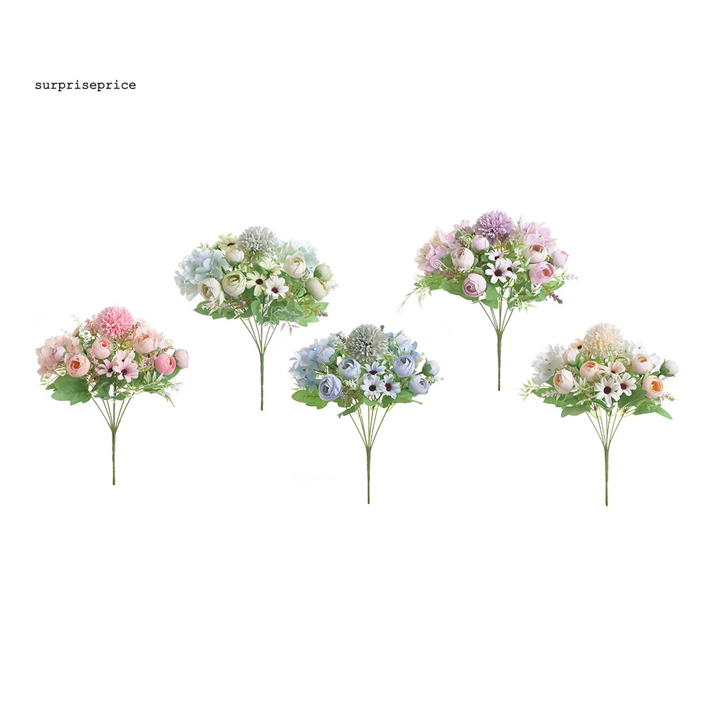 1 Bó Hoa Nhân Tạo Trang Trí Tiệc Cưới, Tại Nhà, Văn Phòng