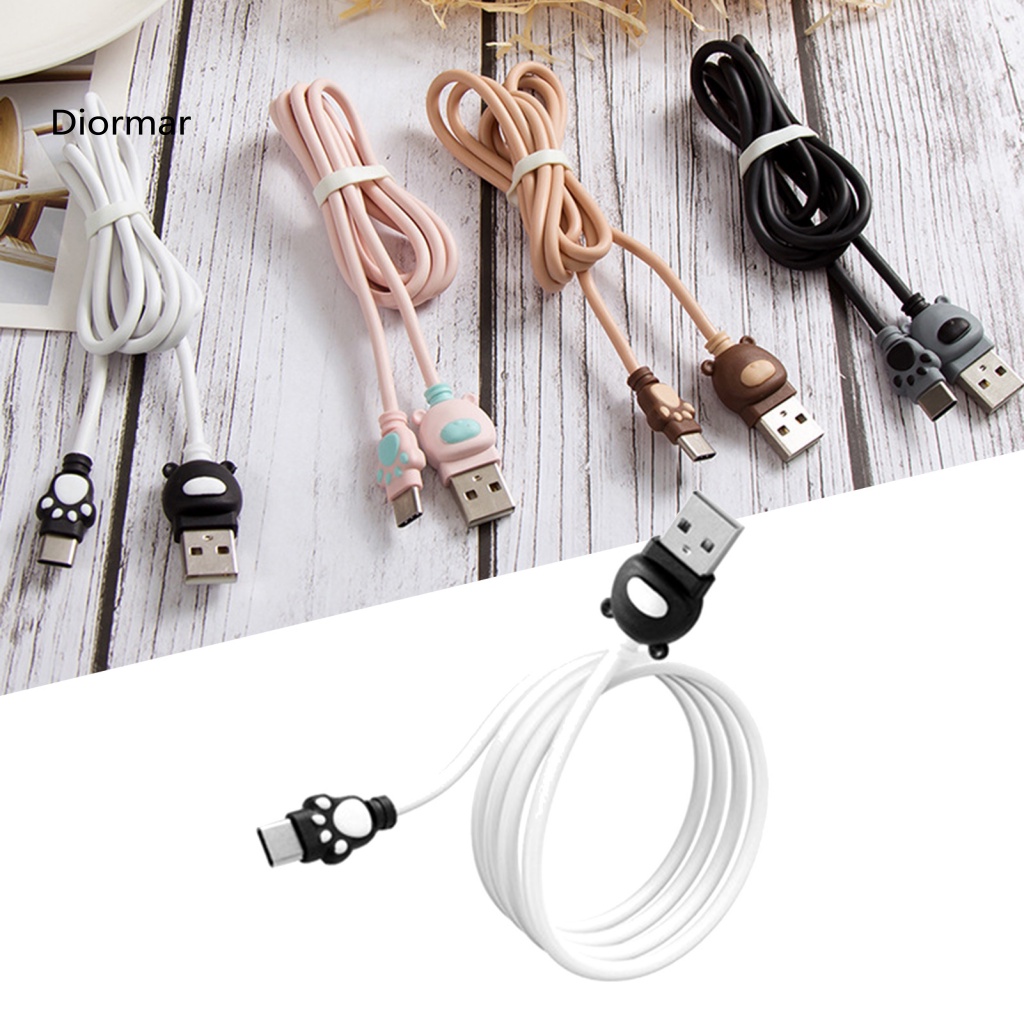 Dây Cáp Sạc Nhanh 21A Loại C Kiểu Dáng Hoạt Hình Dễ Thương Dành Cho Điện Thoại Di Động