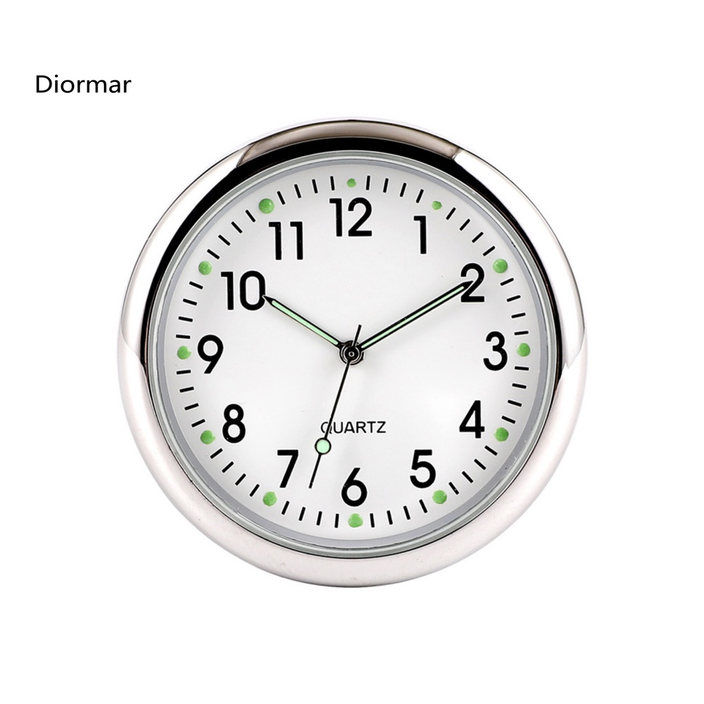 Dio Đồng Hồ Thạch Anh Tròn Kỹ Thuật Số Nút Pin Chịu Nhiệt Độ Cao / Thấp Không Phát Quang Trang Trí Bảng Điều Khiển Xe Hơi