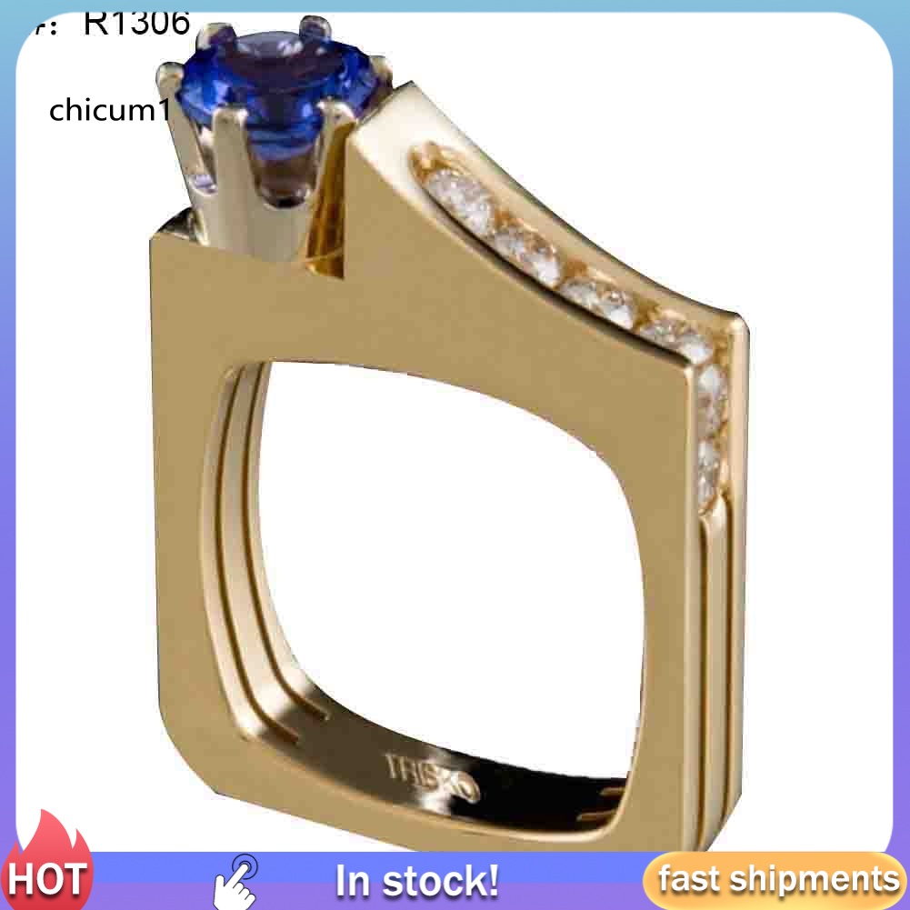 Nhẫn Đính Đá Zircon Thời Trang Cho Nữ