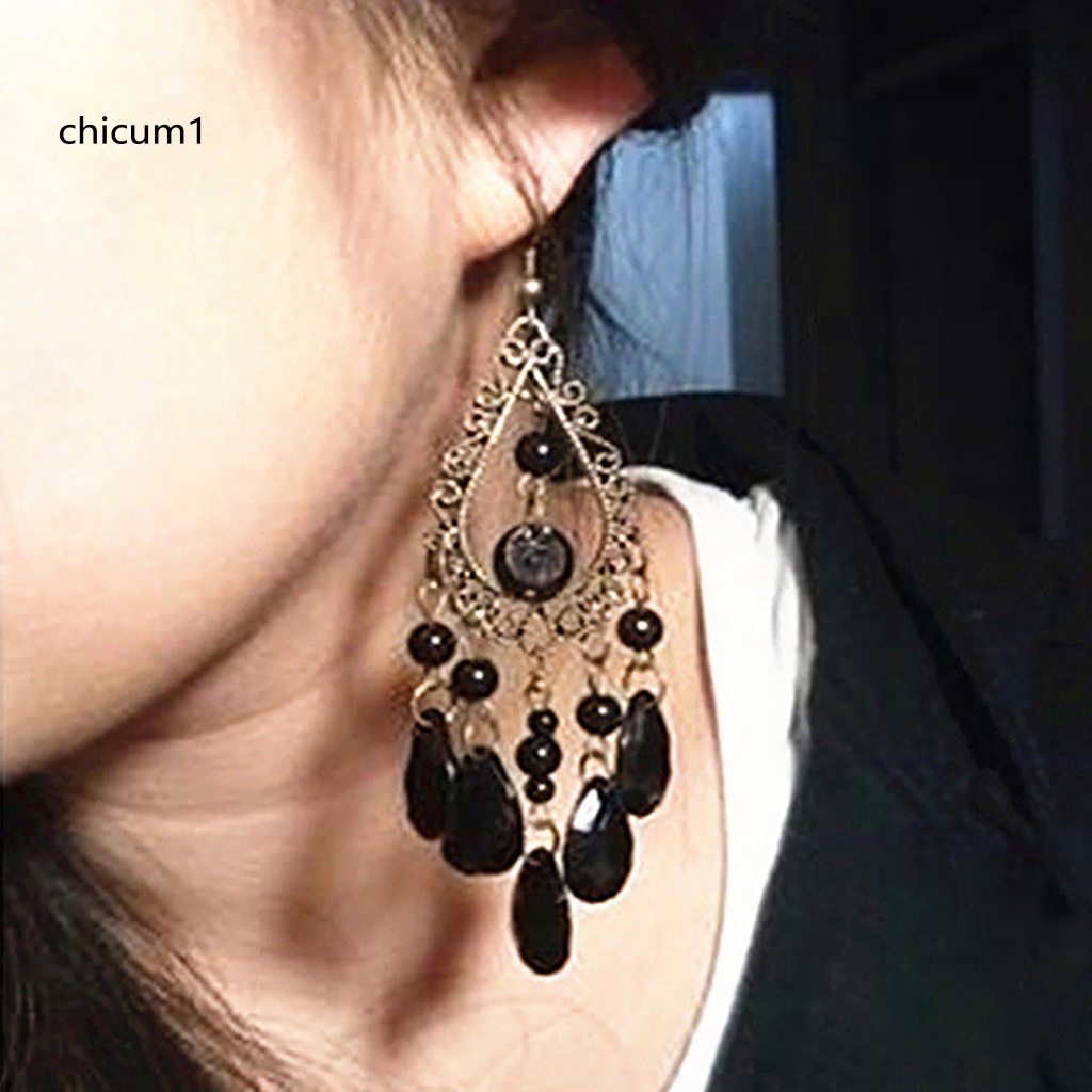 1 Đôi Bông Tai Hình Giọt Nước Rỗng Sáng Tinh Tế Dành Cho Cuộc Sống Hàng Ngày