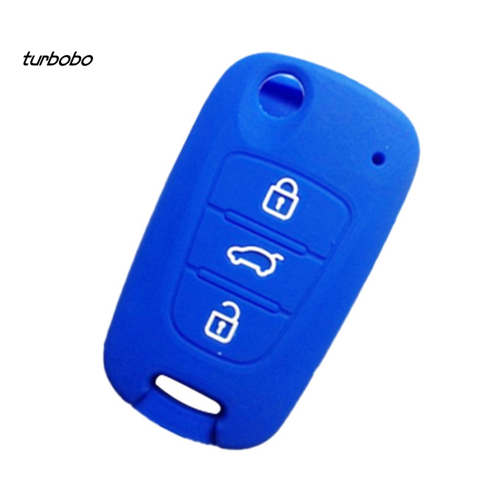 Vỏ Silicon Bảo Vệ Chìa Khóa Điều Khiển Từ Xa Cho Xe Hơi Kia Hyundai 3 Nút