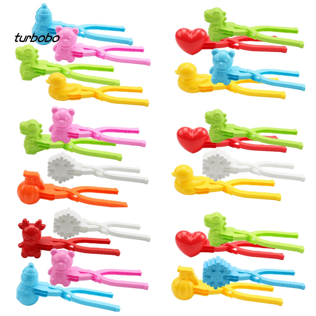 1 Bộ Kẹp Làm Quả Cầu Tuyết Chịu Nhiệt Độ Thấp In Họa Tiết Hoạt Hình Giải Trí Vào Mùa Đông Cho Bé