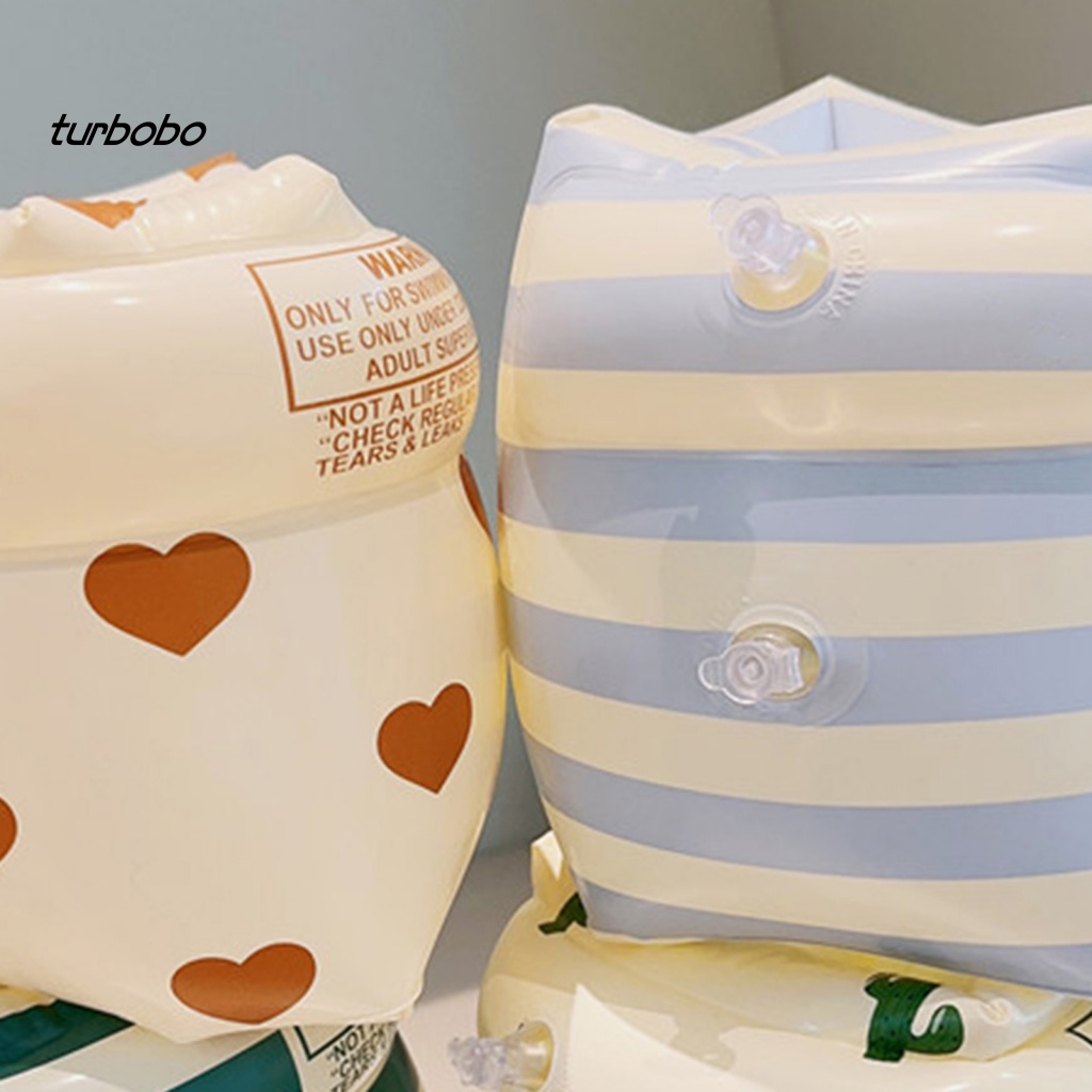 1 Cặp Phao Bơi Cánh Tay Bơm Hơi Chống Rò Rỉ Thân Thiện Với Môi Trường Họa Tiết Tinh Tế Tái Sử Dụng Được Cho Trẻ Em