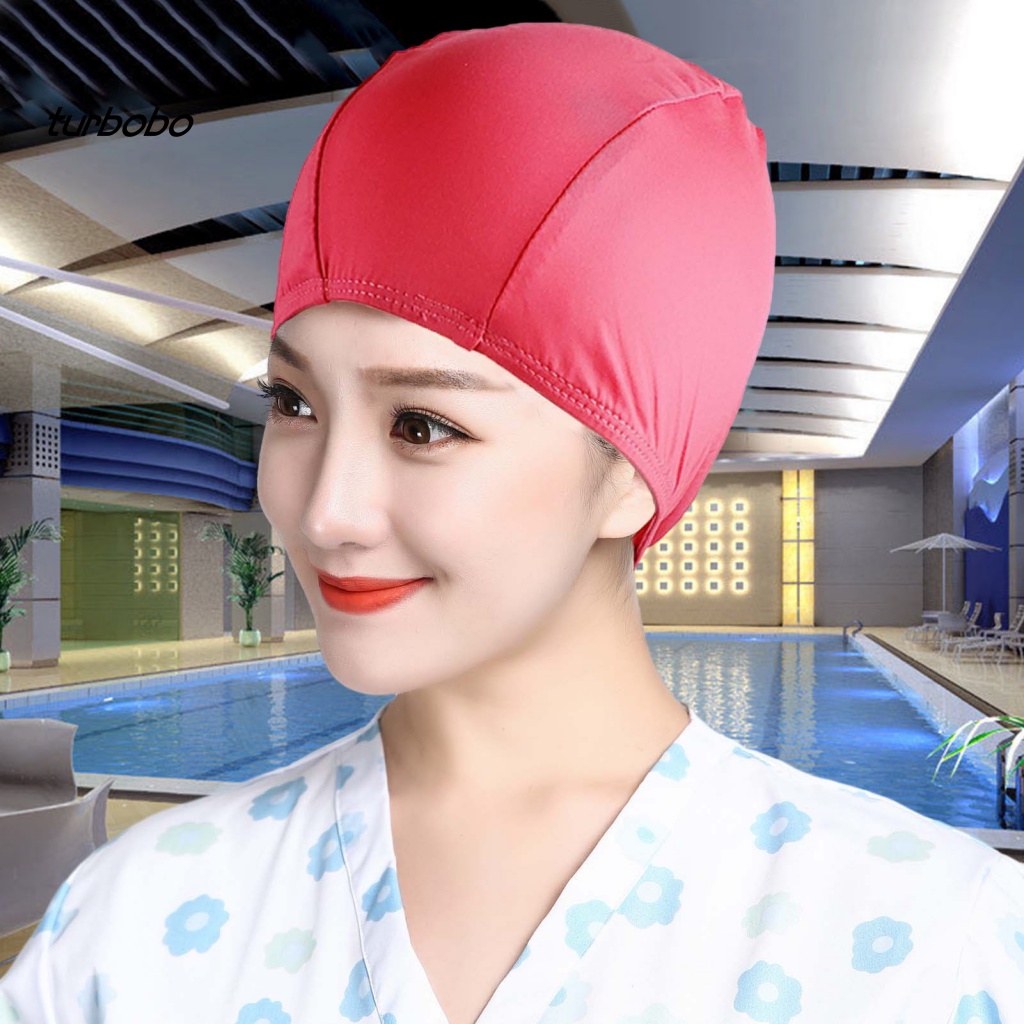 Mũ Bơi Thể Thao Bằng Nylon Mềm Co Giãn Tốt Chống Thấm Nước Thoải Mái Phù Hợp Cho Mùa Hè