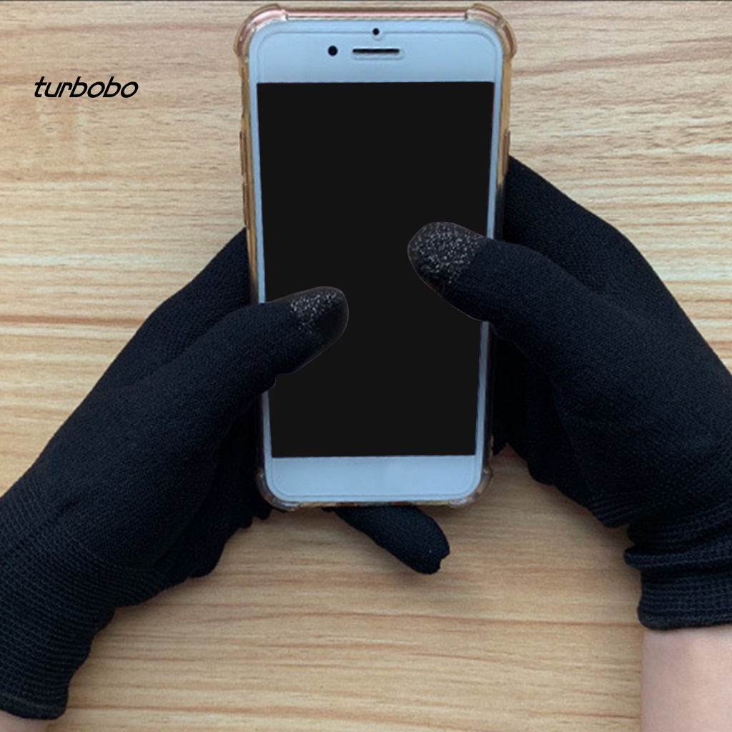 1 Đôi Găng Tay Chơi Game Ba Ngón Chống Mồ Hôi Giữ Ấm Tiện Dụng