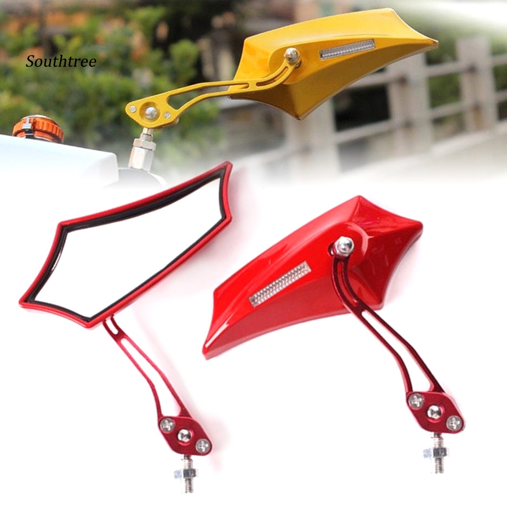 Set 2 Gương Chiếu Hậu Bằng Hợp Kim Nhôm Thông Dụng Cho Xe Máy