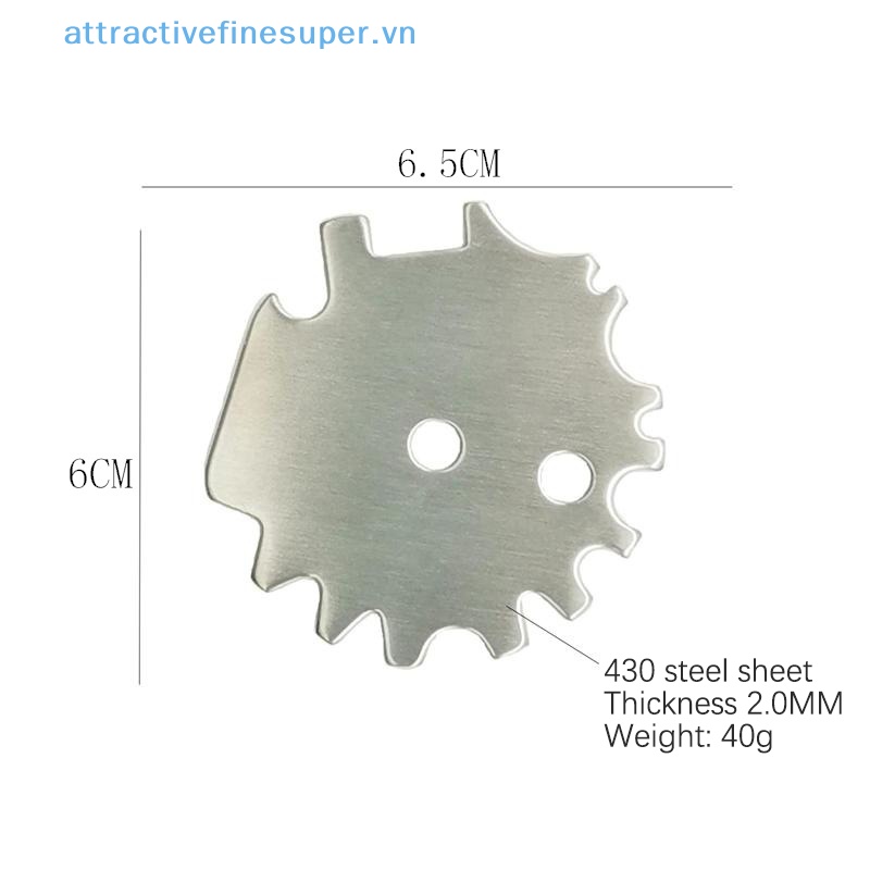 Afs Dụng Cụ Cạo Làm Sạch Vỉ Nướng BBQ Bằng Kim Loại Nhỏ Gọn