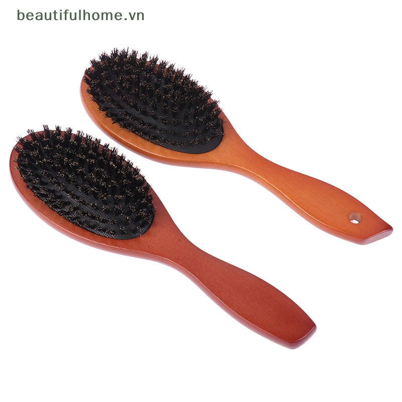 Lược Chải Tóc Thẳng Hình Chữ Nhật Bằng Gỗ Cho Nữ