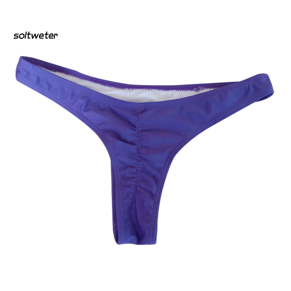 Quần Bikini Màu Sắc Trơn Quyến Rũ Phong Cách Hipster Cho Nữ