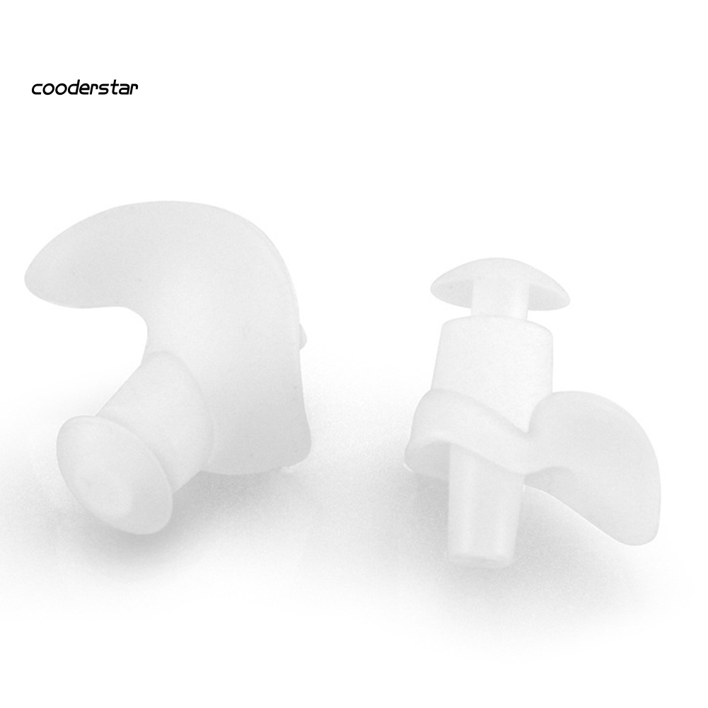 Nút Bịt Tai Bằng Silicone Chống Thấm Nước Tiện Dụng Khi Đi Bơi / Đi Biển