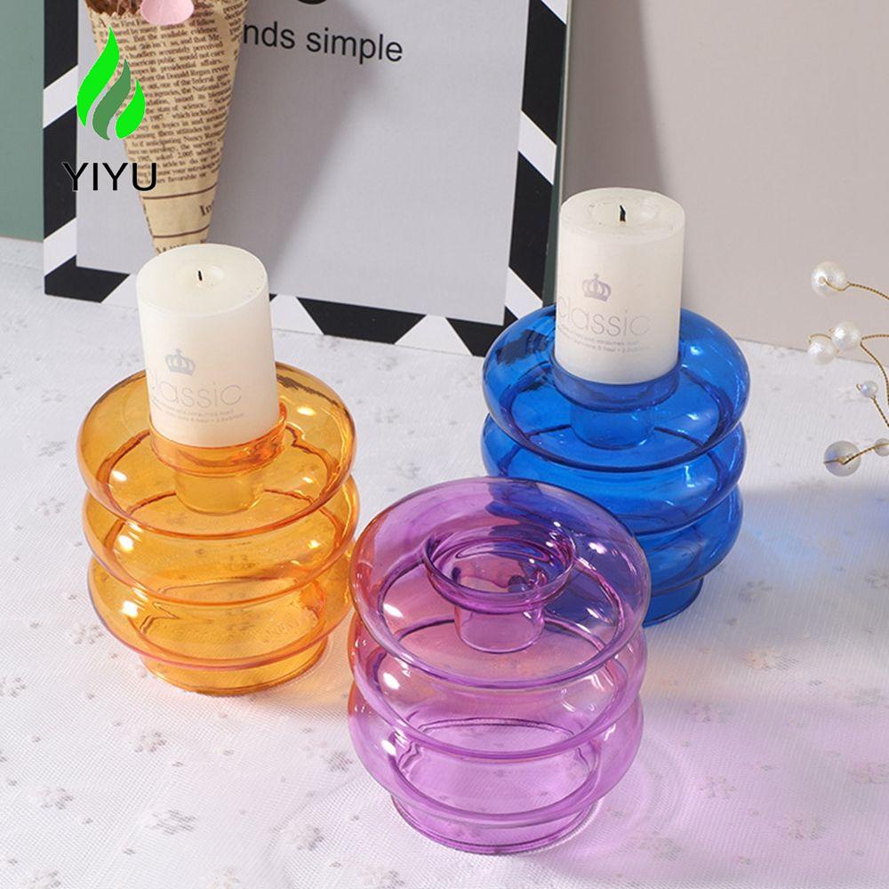 YIYU Bình Hoa Thủy Tinh Phong Cách Bắc Âu Dùng Để Trang Trí Nhà Cửa / Tiệc Cưới