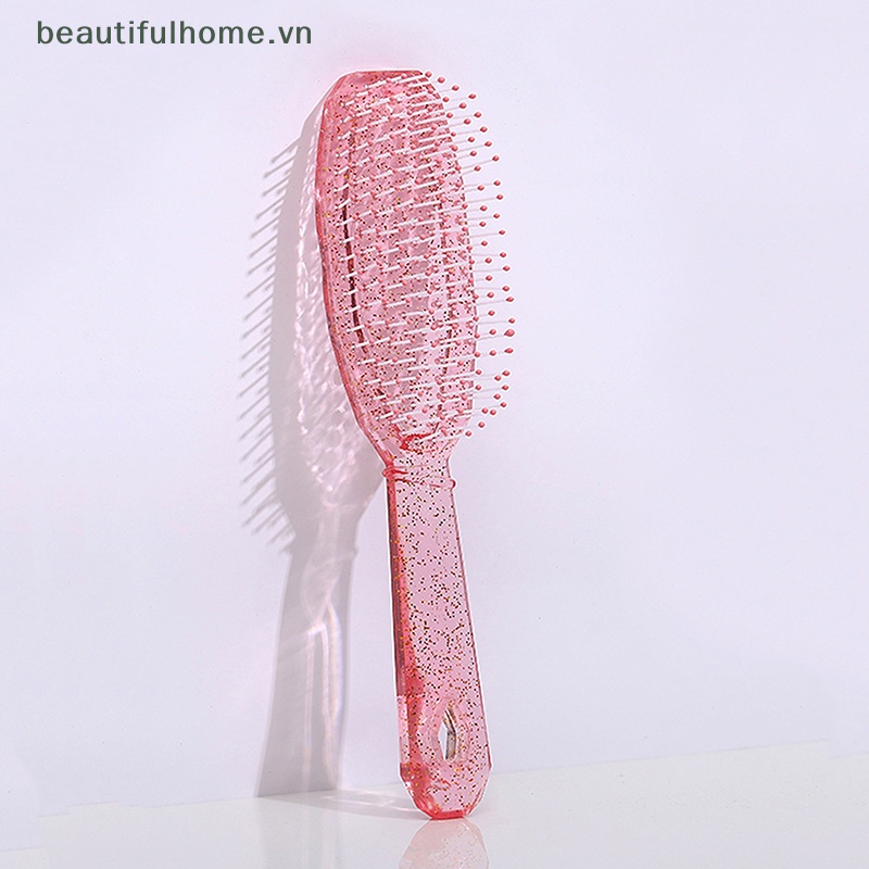 Lược Chải Tóc 8 Hàng Tạo Kiểu Tóc Xoăn Thẳng Mát Xa Da Đầu Dành Cho Nữ Dùng Tại Nhà / Salon
