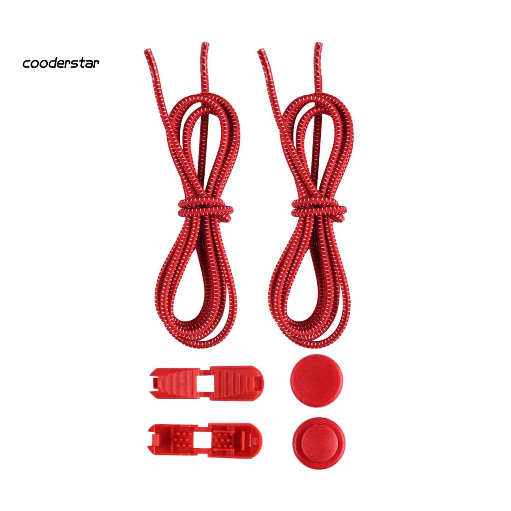 1 Set Dây Giày Thể Thao Không Cần Buộc Co Giãn Nhiều Màu Sắc Có Thể Điều Chỉnh Dành Cho Trẻ Em Và Người Lớn